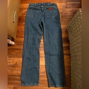 Men’s 20X Dark Wash Straight Leg Jeans‎ Size 30x27 Cowboy Western (0288)